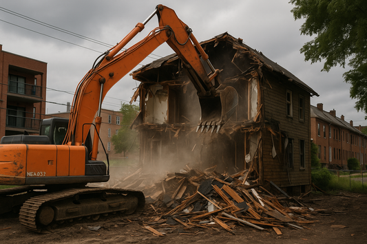 house demolition in Winston-Salem-NC- Best demolition company in North Carolina.