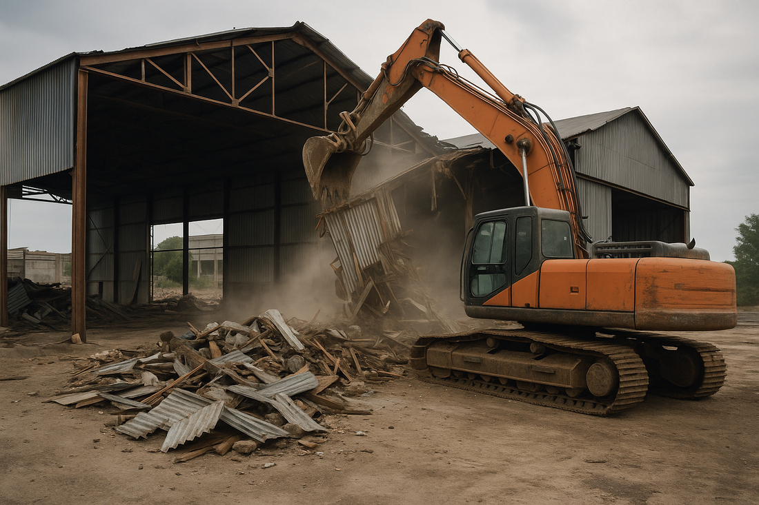 Warehouse demolition Winston-Salem NC