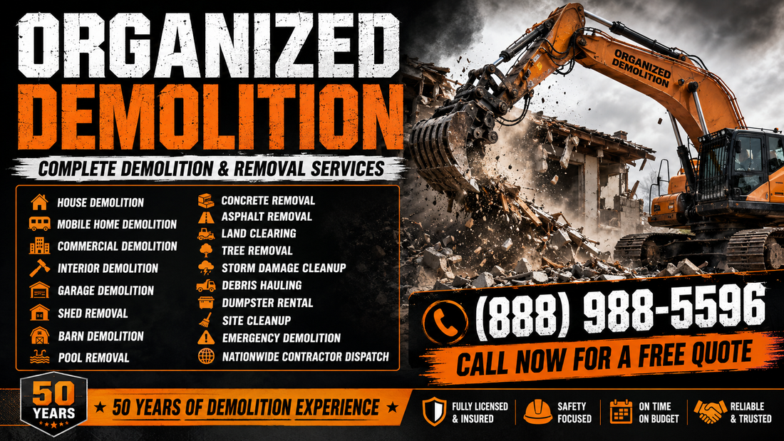 House Demolition Contractor in Florida | Organized Demolition