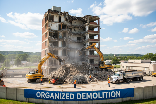 Book with Organized Demolition in Wisconsin when you want a controlled tear-down, clean hauling, and a real schedule. Demolition is the first step to rebuilding, selling, or moving forward.