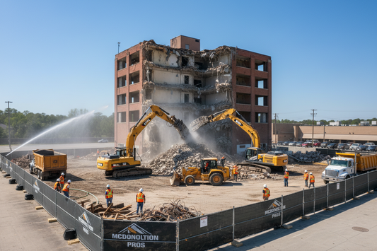 Commercial Demolition in McDonough Junction East, GA
