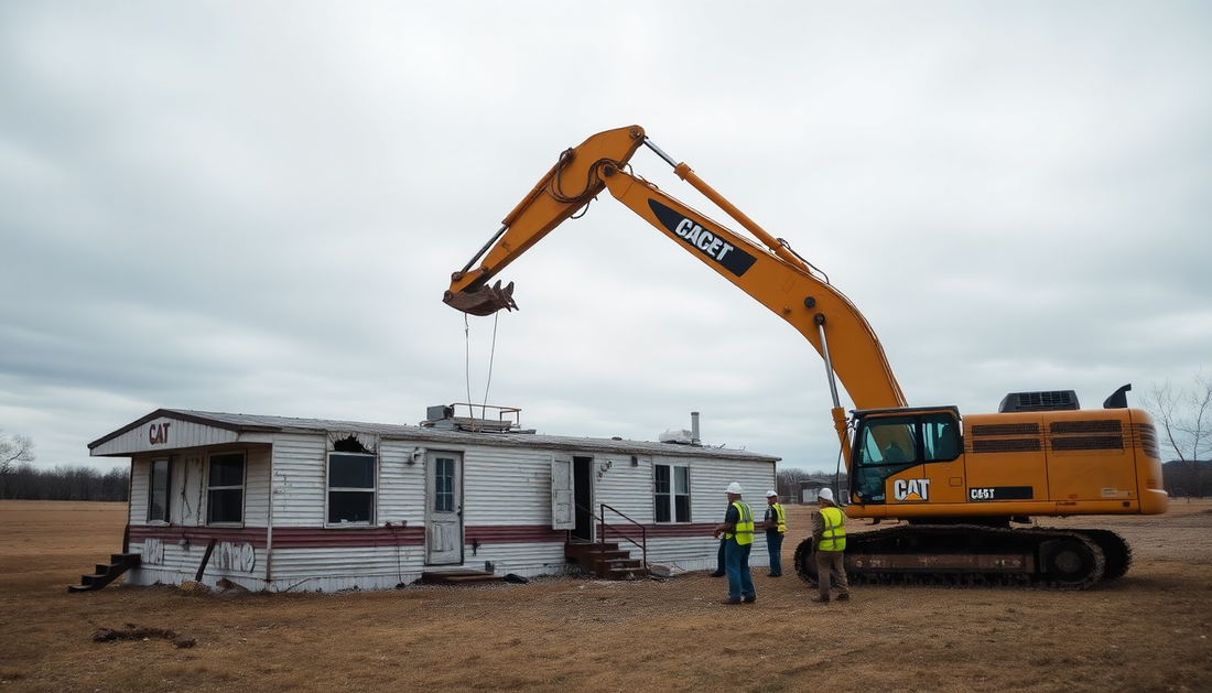 Seamless Mobile Home Demolition: Transforming West Virginia Landscapes with Organized Demolition