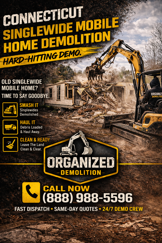 Singlewide Mobile Home Demolition Connecticut