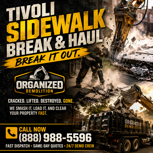 Tivoli NY Trip Hazard Concrete Removal | Heavy-Duty Demo Crew